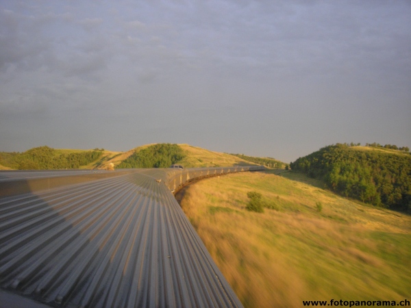Via Rail's Canadian in the prairies