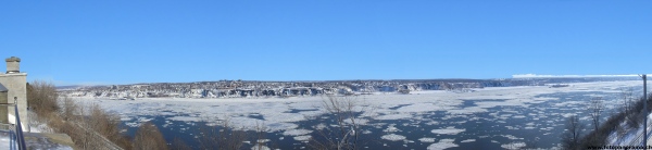 Quebec, St. Lorenz Panorama