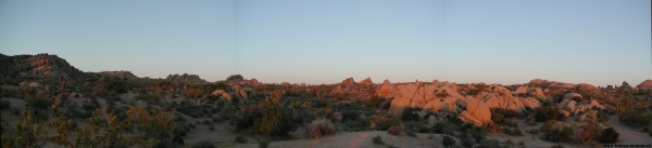 Panorama della deserta