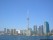 Toronto, CN Tower vue du port 2